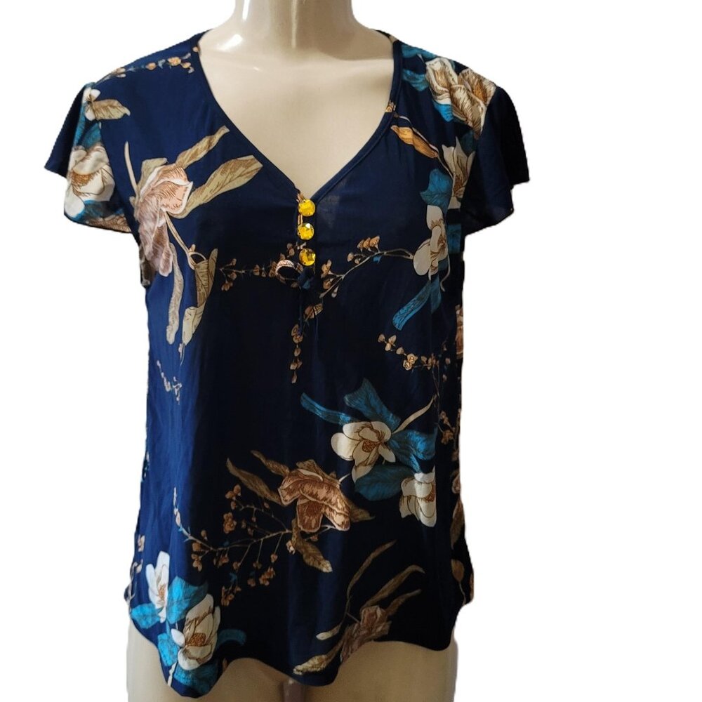 Paris Pink Woman Size Large Blouse